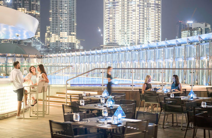 Exclusive Burj Khalifa Visit with Burj Club Rooftop Dining Experience for Two