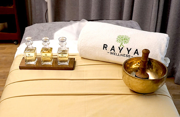 Rayya Wellness Couple's Massage & Al Habtoor Afternoon Tea for Two |  at Wondergifts