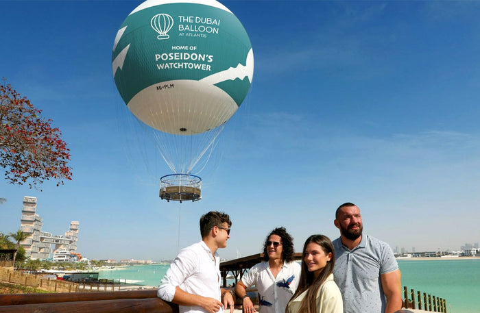 The Dubai Balloon Flight with Romantic Dinner for Two at Atlantis the Palm | Flying at Wondergifts