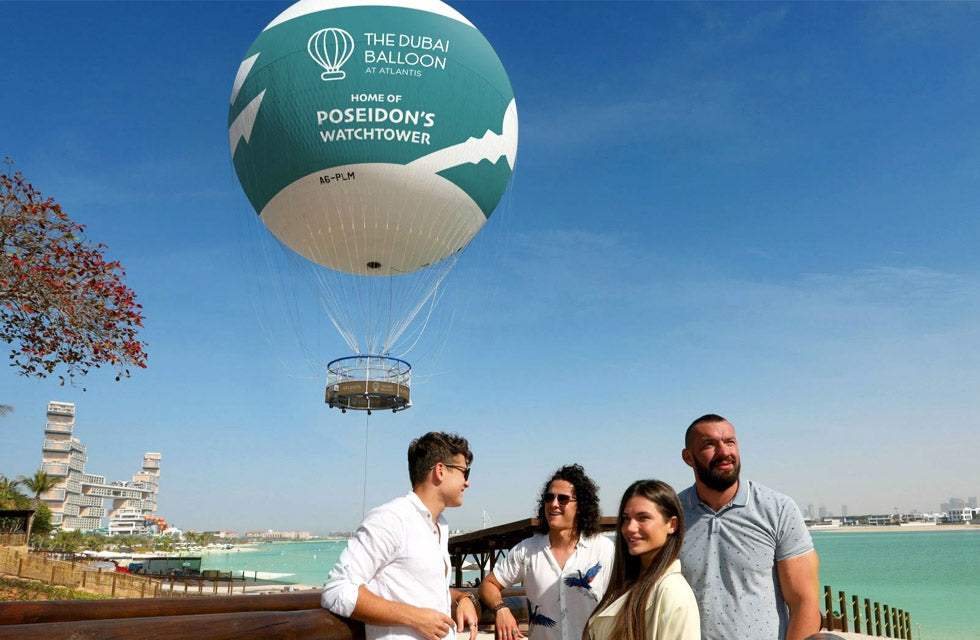 Dubai Balloon Ride with Romantic Dinner at Atlantis the Palm Gift Box for Two