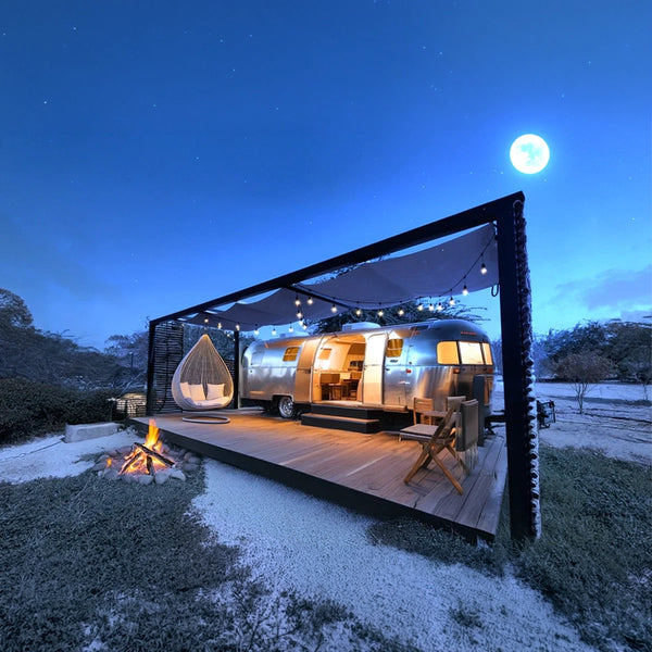 Luxury Airstream Stay with Breakfast for Two at Bab Al Nojoum