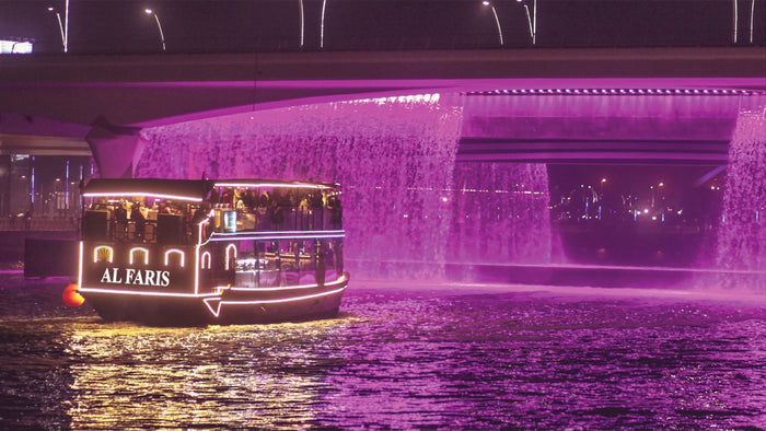 Luxury & Serene Dubai Canal Cruise for Two with Dinner |  at Wondergifts