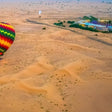 Exclusive Private Hot Air Balloon Ride Over the Dubai Desert for Up to 6 |  at Wondergifts