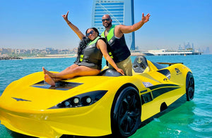 30-Minute Jetcar Thrill Ride for Two: Explore Dubai’s Iconic Sights |  at Wondergifts