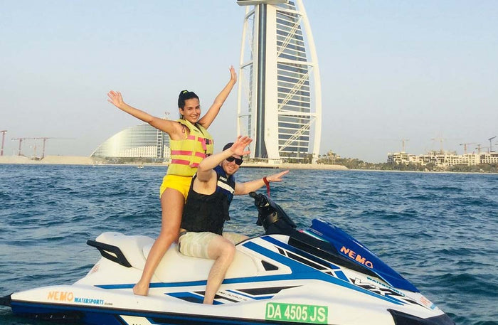 30-Minute Jet Ski Thrilling Ride and Lunch or Dinner for Two in Jumeirah |  at Wondergifts
