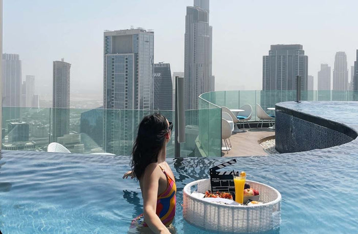 Unique Floating Breakfast with Burj View for Two at Malibu Sky Lounge |  at Wondergifts