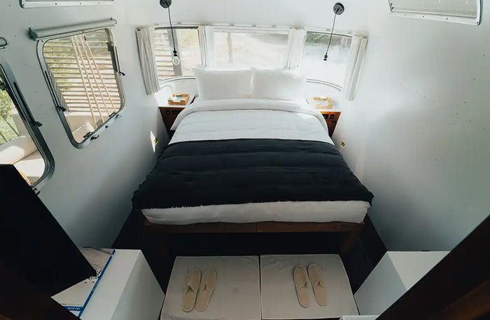 2 Nights for the Price of 1: Cozy Airstream Cabin Stay for Two at Bab Al Nojoum