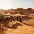 Dubai Hot Air Balloon - Magical Sunrise Desert Flight with Refreshment and Camel Ride