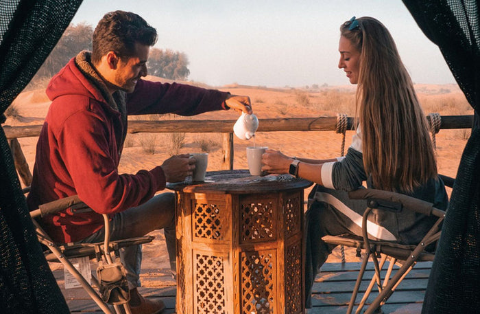 Desert Safari Stay in a Deluxe Tent with Meals and Transfer for Two |  at Wondergifts