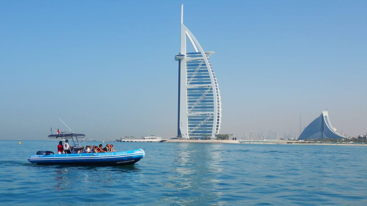 Speed Boat Tour for Two around Marina, Atlantis, Palm & Burj Al Arab
