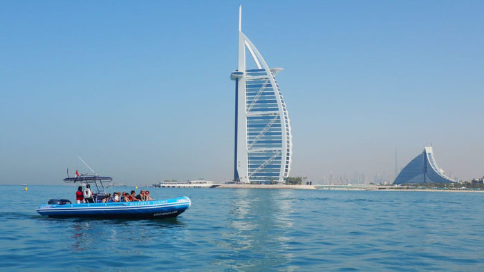 Speed Boat Tour for Two around Marina, Atlantis, Palm & Burj Al Arab |  at Wondergifts