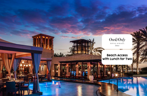 5-Star Pool and Beach Access with Lunch for Two at One&Only Royal Mirage, Dubai Marina