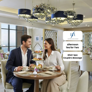 Elixir Spa and Health Club Couple Massage & Al Habtoor Afternoon Tea for Two