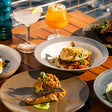 Hilton Skafos - Romantic 3-Course Dinner & Drinks for Two with Dubai Creek Views