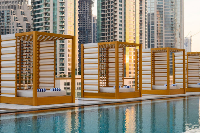 Dahlia Downtown Dubai - Pool Day Pass or Private Cabana Retreat with Burj Khalifa Views