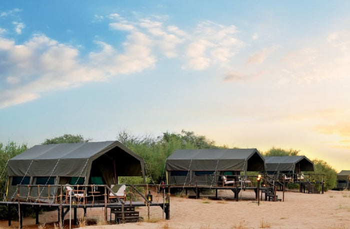 Desert Safari Stay in a Deluxe Tent with Meals and Transfer for Two |  at Wondergifts