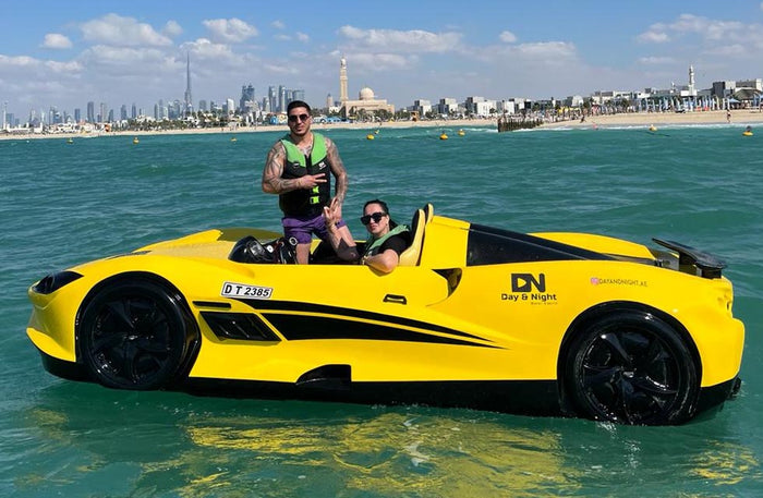 Discover Dubai: Ride a 60-Minute Jetcar Adventure for Two |  at Wondergifts
