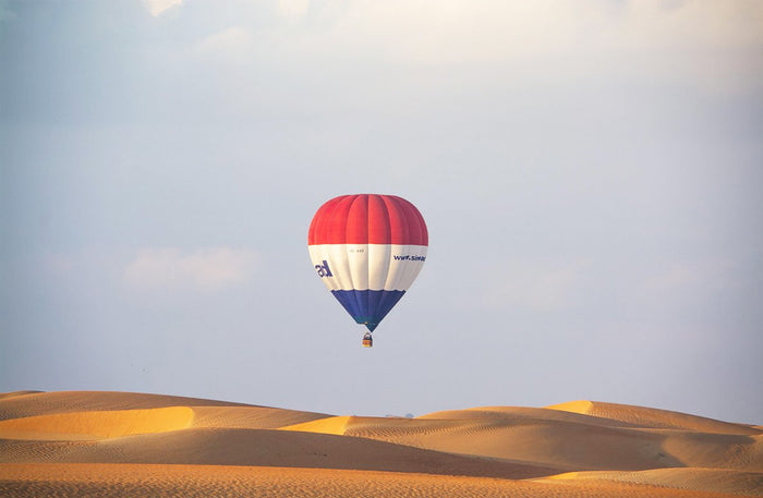 Exclusive Private Hot Air Balloon Ride Over the Dubai Desert for Up to 6 |  at Wondergifts
