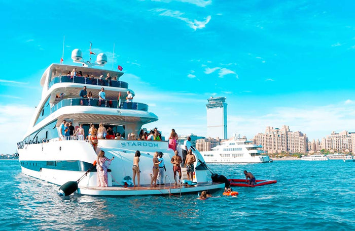 Luxury Superyacht Ride with Brunch & Drinks for One Through Dubai Harbour |  at Wondergifts