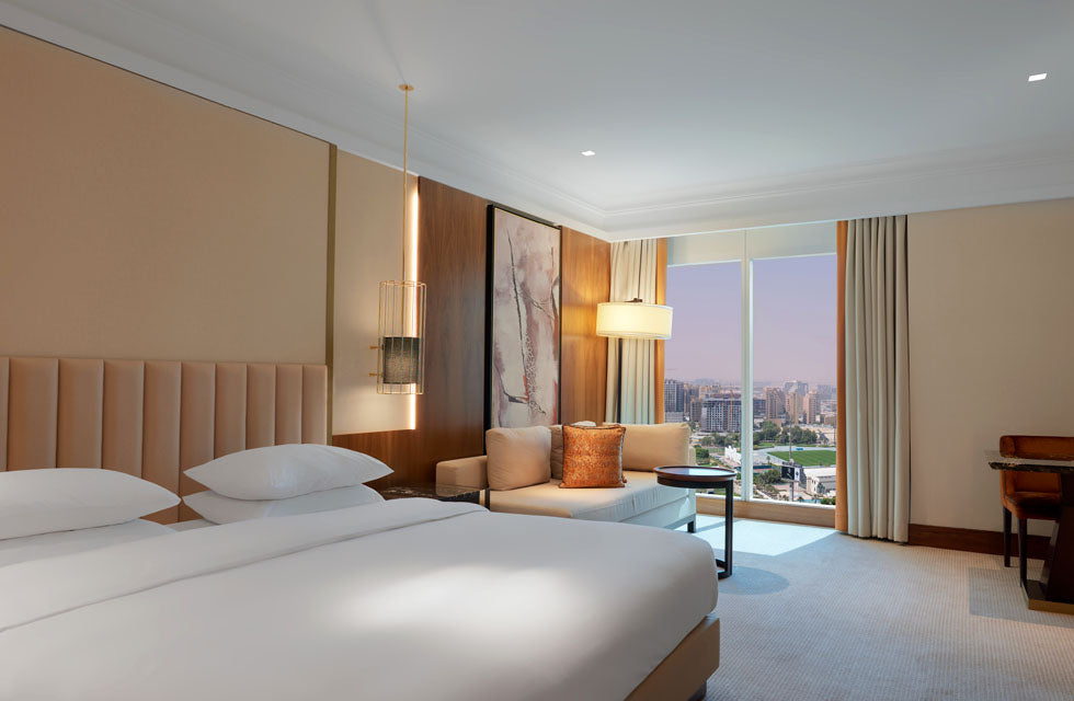 One Night Stay with Breakfast and Dinner for Two at Grand Hyatt Dubai