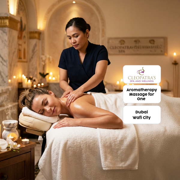 60 Minutes Ultimate Aromatherapy Massage at Cleopatra's Spa