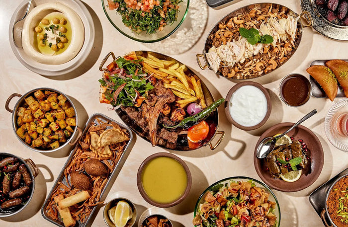 Manaret Beirut Dubai - Lebanese Set Menu for Two with Unlimited Soft Drinks