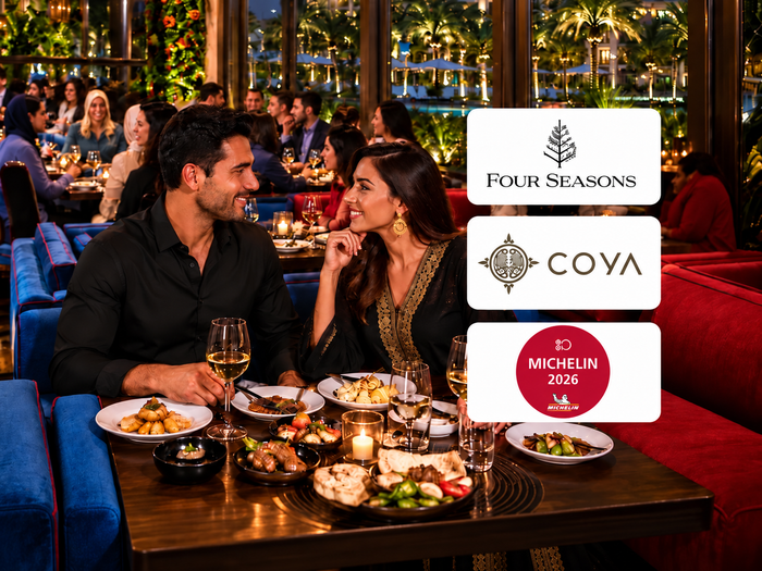 Romantic Candlelight Dining & Couples Massage Gift Box - CQ French Brasserie, DOORS Dubai Mall & More