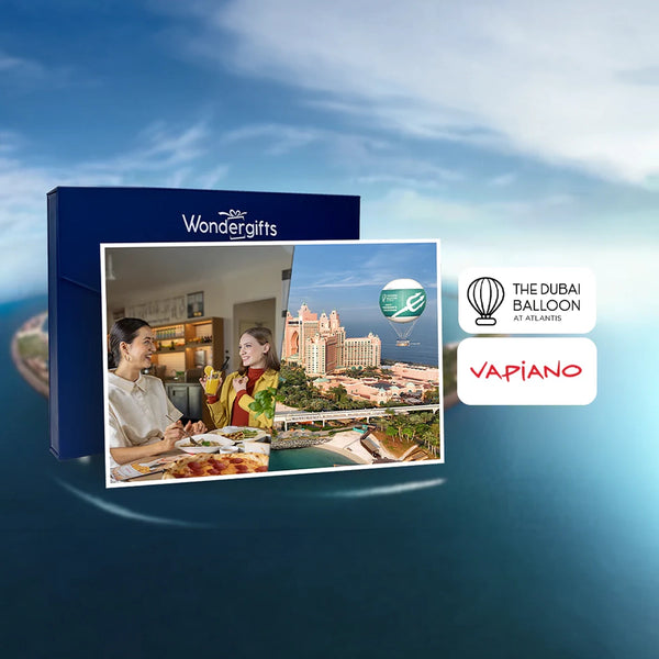 Stunning Dubai Balloon Flight at Atlantis The Palm & Vapiano Dining for Two