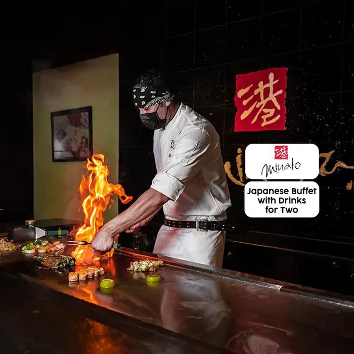 Exclusive Authentic Japanese Buffet with Drinks for Two at Minato, Radisson Blu