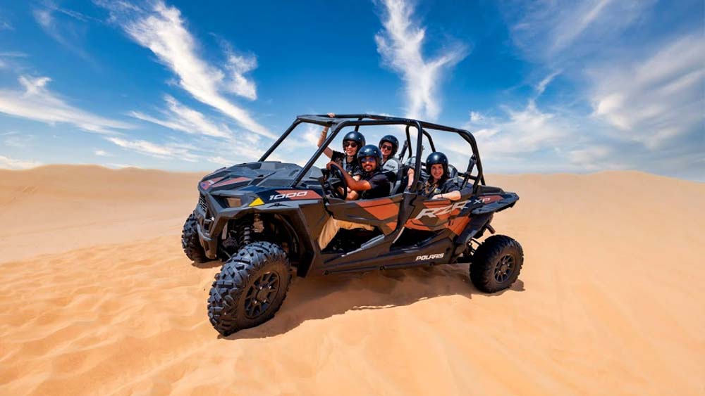 One Hour Driving a Four Seater Polaris RZR Dune Buggy