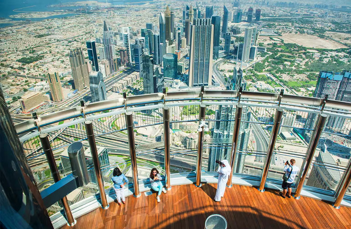 Exclusive Burj Khalifa Visit with Burj Club Rooftop Dining Experience for Two