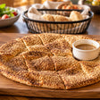 Ka’ak Al Manara Dubai - Lebanese Breakfast for Two with Manakeesh, Ka’ak & Drinks