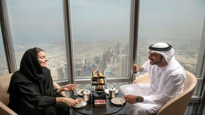 Exclusive Burj Khalifa Visit with Burj Club Rooftop Dining Experience for Two |  at Wondergifts