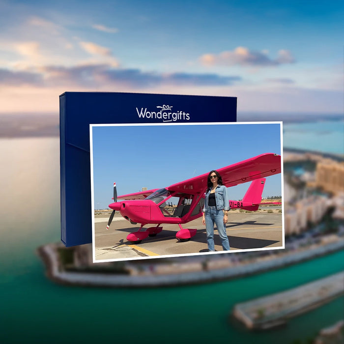 30-Minute Sunset Flight in Aeroprakt A32 or A22 Over the Ras Al Khaimah Coast