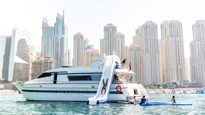 Half-Day Yacht Ride with BBQ, Slide & Swim for Two |  at Wondergifts