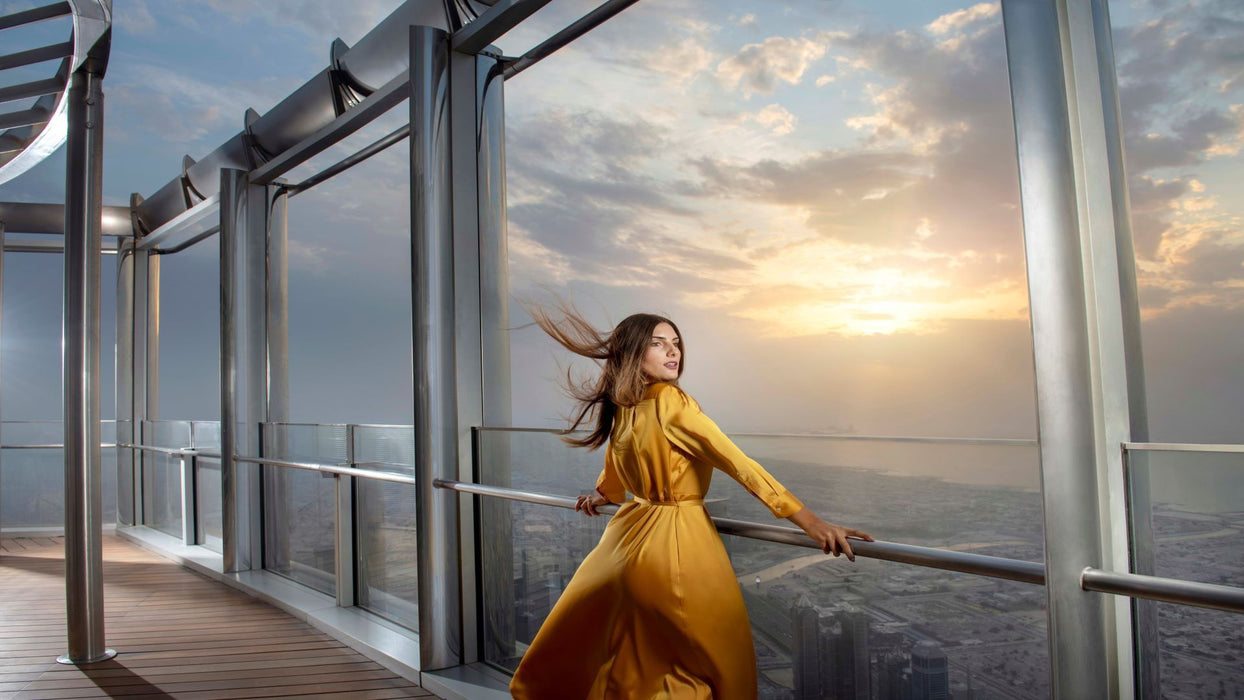 At The Top Burj Khalifa Exclusive High Tea & Lounge Access for Two