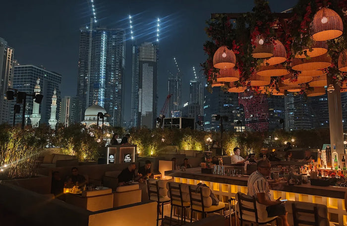 Miss Tess, Taj Dubai - Romantic Asian Set Menu Dinner for Two with Burj Khalifa Views