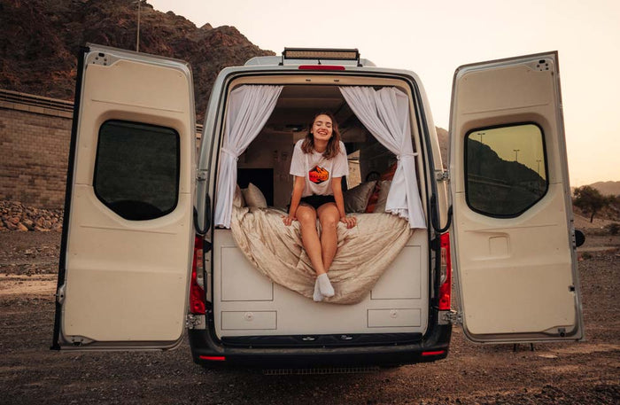 Romantic Camper Van Getaway for Two with Wayout UAE Rental |  at Wondergifts
