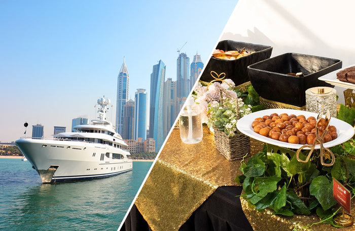 Enjoy 90-Min Dinner Cruise for 2, Dubai Marina – Live Music |  at Wondergifts