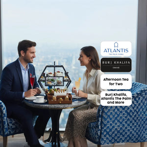 Premium Afternoon Tea for Two at Burj Khalifa, Atlantis The Palm & More