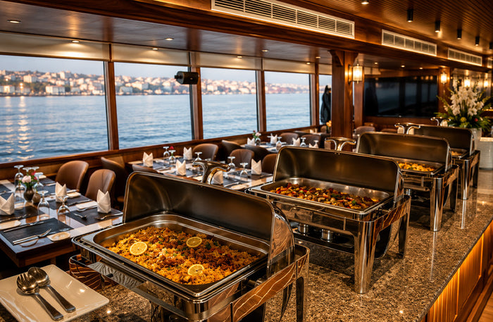 Celeste Cruise Dubai - Luxury Main Deck Dinner Cruise for One with Drinks