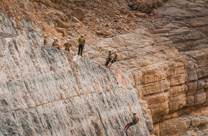 Abseiling or Rock Climbing Adventure for Two at Bear Grylls Explorers Camp