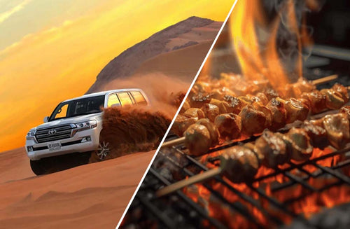 Sunset Abu Dhabi Desert Safari with BBQ and Live Entertainment for One |  at Wondergifts