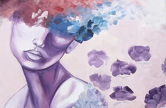 Acrylic Art with Texture Paste or Gold Leaf at Art Therapy Studio |  at Wondergifts