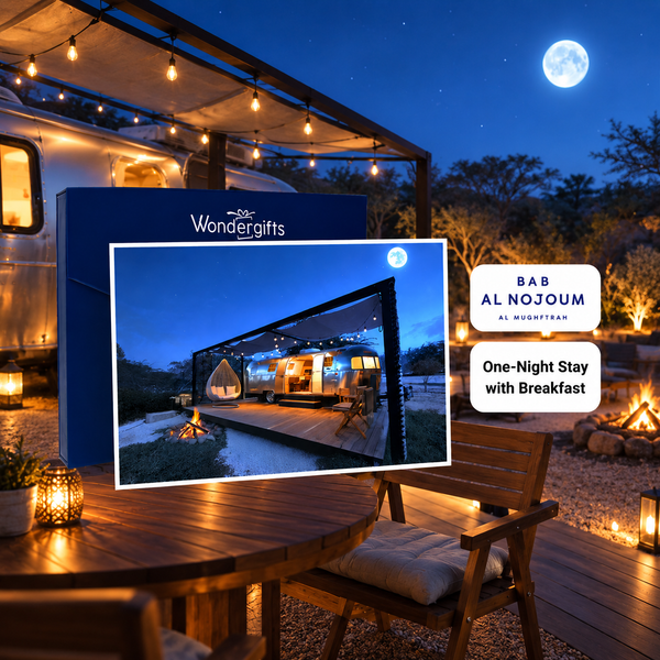 Luxury Airstream Stay with Breakfast for Two at Bab Al Nojoum