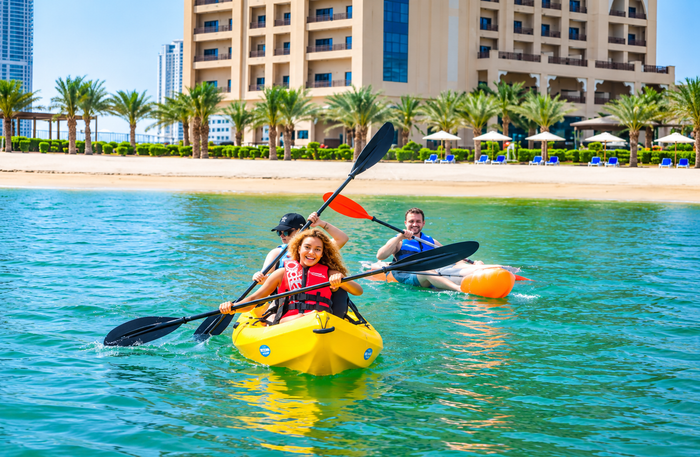 Al Bahar - Relaxing Marina View Stay with Breakfast & Kayak for Two