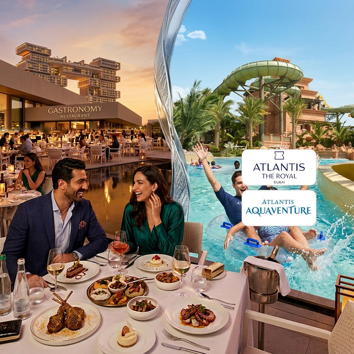 Atlantis The Royal - Aquaventure Waterpark Adventure with Dinner at Gastronomy