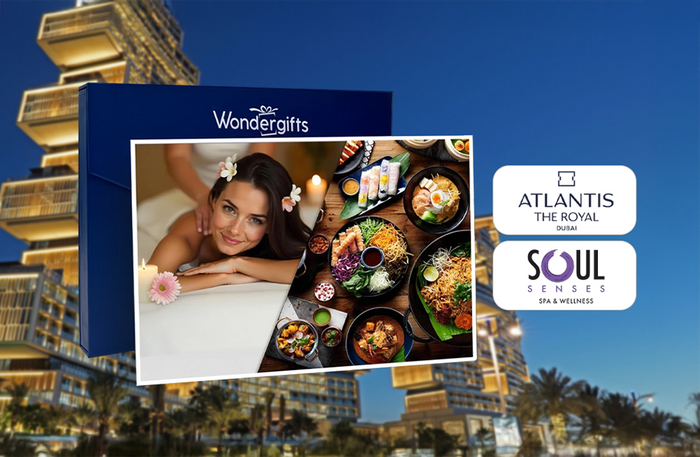 Atlantis The Royal Dinner with Soul Senses Spa & Wellness Massage for Two |  at Wondergifts