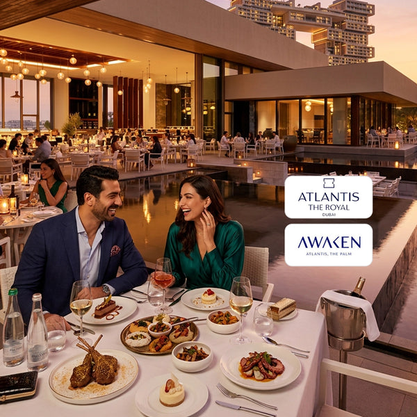 Atlantis The Royal Dinner with a Restorative Massage at Atlantis Awaken® Spa for Two