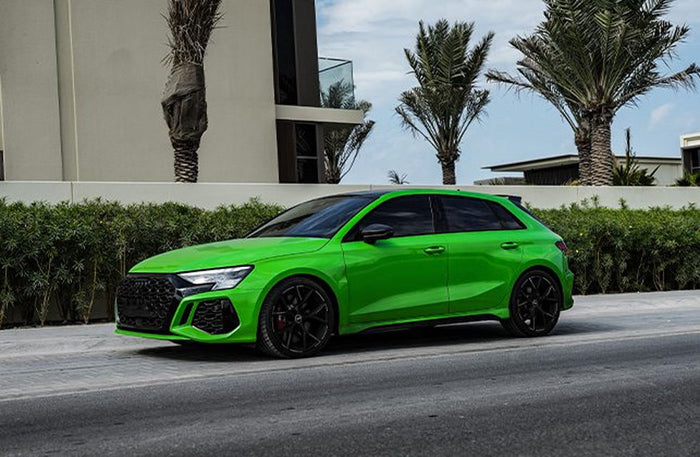 Sporty Audi RS 3 One Day Rental at Masterkey Rent a Car